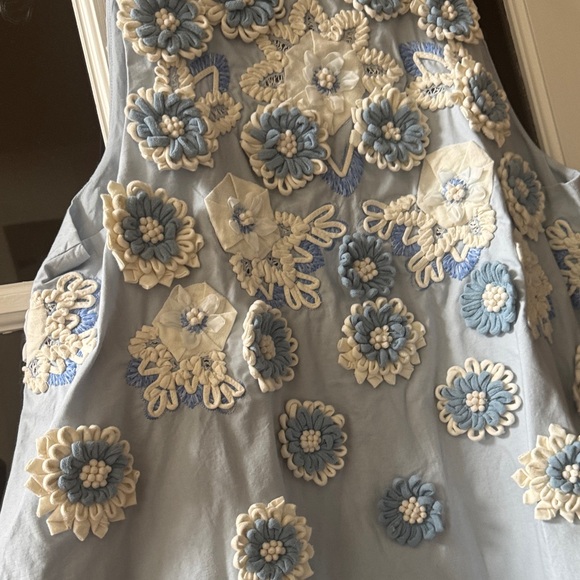 Anthropologie Blue and White Floral Dress New without tags! - Picture 3 of 6